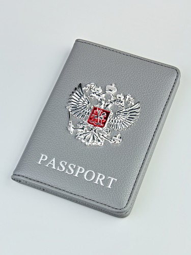 YG Обложка на паспорт "803" (герб/эко-кожа) 