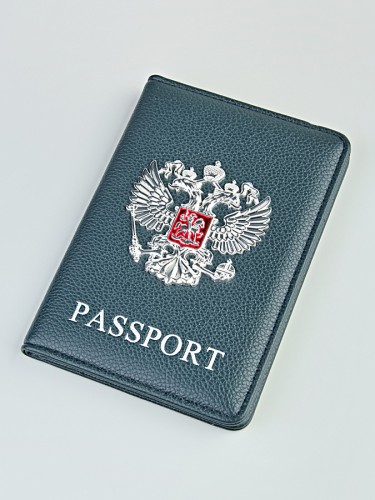 YG Обложка на паспорт "803" (герб/эко-кожа) 