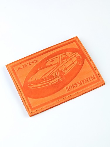 YW Обложка на автодокументы (КРС/нат. кожа) 