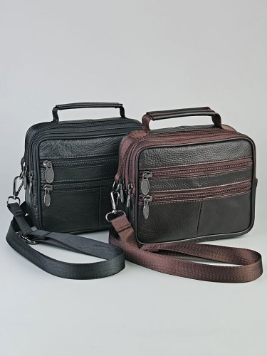 YO Сумка мужская мини "806#" б/н (нат. кожа)