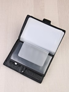  YK Обложка 3в1 "080B" б/н (нат. кожа) 