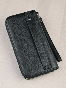 YK Клатч мужской "122" б/н (жел./нат. кожа)