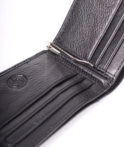 YD Зажим для денег HT 168-R24B (нат.кожа)