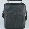 Сумка мужская "0075S" (черн./нат.кожа)