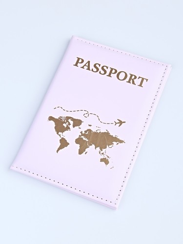 Обложка на паспорт "Travel 9#" (эко-кожа) 