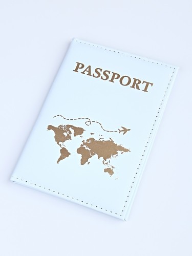 Обложка на паспорт "Travel 9#" (эко-кожа) 