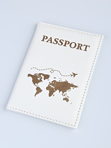 Обложка на паспорт "Travel 9#" (эко-кожа) 